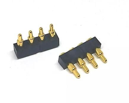 Potente Pogo Pin Usb Conector Placado em Ouro Soldador Impermeável 2 Pin