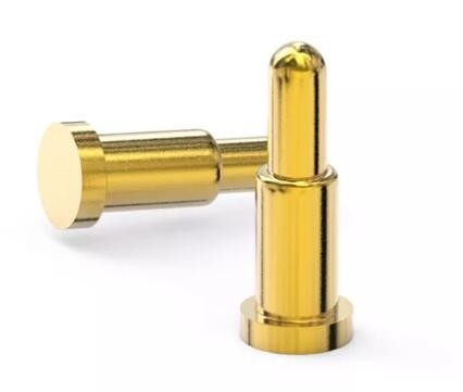 Pin de Pogo SMT Revestido em Ouro, Feminino, Masculino, de PCB, com carregamento de mola