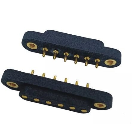 Conector de PCB Magnético POGO Pin Impermeável Primavera Carregado 15mm Feminino