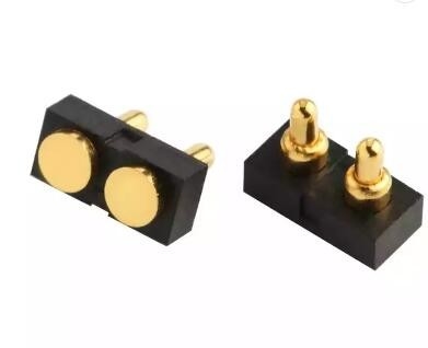 Potente magnetic impermeável Pogo Pins Usb conector 2 pin soldagem dourada