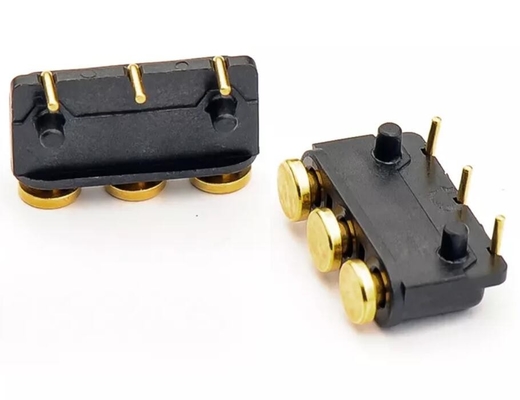90 graus de curvatura Pogo Pin conector elétrico 8,5 mm a 15 mm