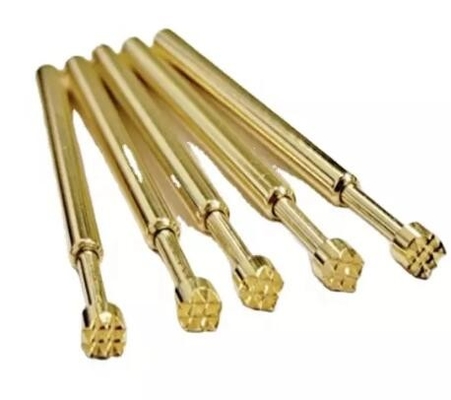 Carga de Primavera Proba de latão POGO Pin 2 AMP conector DIP baixa resistência