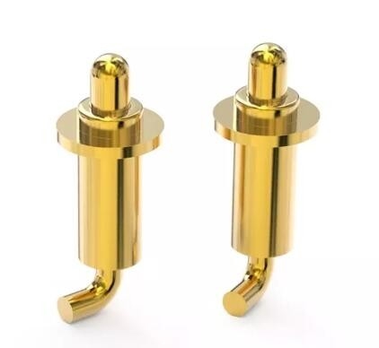 Ângulo direito 20A Pogo Pins de perfil baixo Pogo Pins em miniatura dobrados Ss304