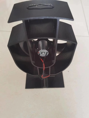 Ventilador de fogão movido a calor OEM ODM 0,01 mm Alu. Aplicação Doméstica ABS