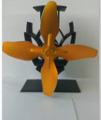 OEM ODM Ventilador de fogão com energia térmica 0.01mm Alu ABS Aplicação doméstica