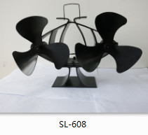 OEM ODM Ventilador de fogão com energia térmica 0.01mm Alu ABS Aplicação doméstica